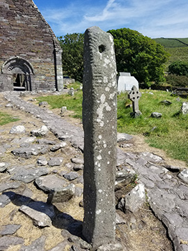 Ogham Stone - Kilmalkedar Church - Co. Kerry