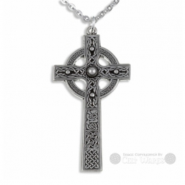 Cashel Cross Pewter Pendant