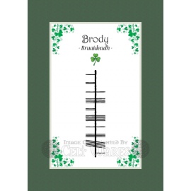 Brody - Ogham First Name