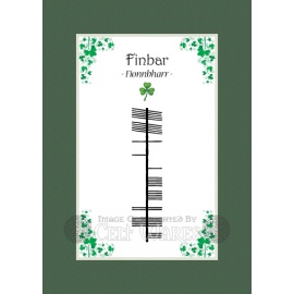 Finbar - Ogham First Name