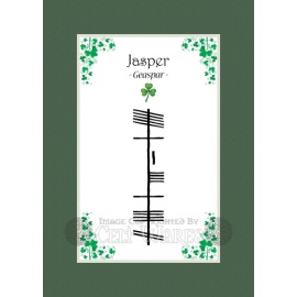 Jasper - Ogham First Name