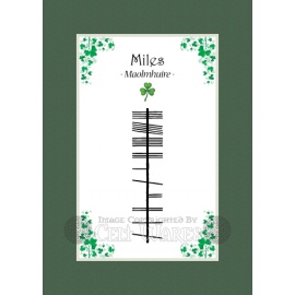 Miles - Ogham First Name