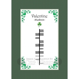 Valentine - Ogham First Name