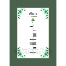 Alana - Ogham First Name