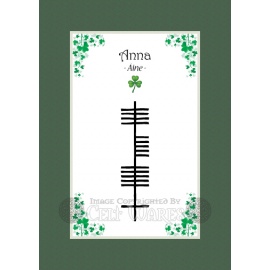 Anna - Ogham First Name