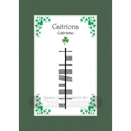 Caitriona - Ogham First Name