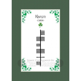 Karen - Ogham First Name