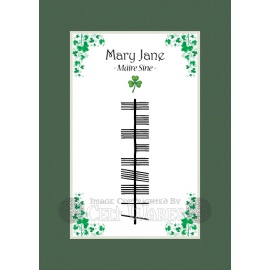 Mary Jane - Ogham First Name