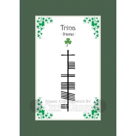 Trina - Ogham First Name