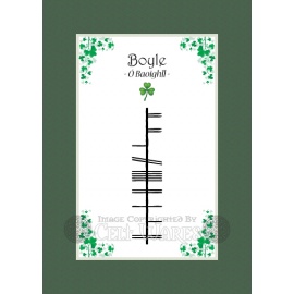 Boyle - Ogham Last Name