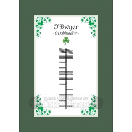 O'Dwyer - Ogham Last Name