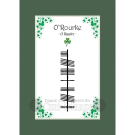 O'Rourke - Ogham Last Name