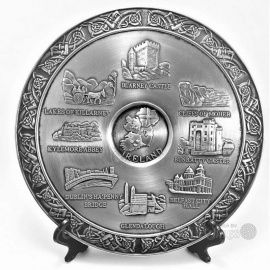 Landmarks of Ireland Pewter Plate