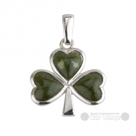 Connemara Marble Shamrock Pendant