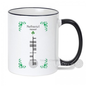 Nathaniel - Ogham Mug