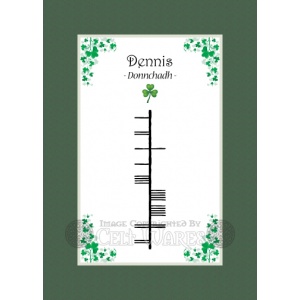 Dennis - Ogham First Name