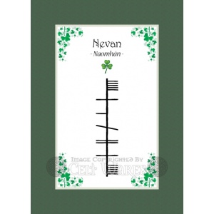 Nevan - Ogham First Name