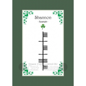 Shannon (Boy) - Ogham First Name