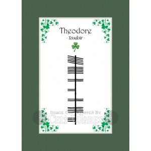 Theodore - Ogham First Name