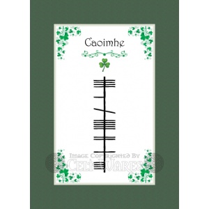 Caoimhe - Ogham First Name