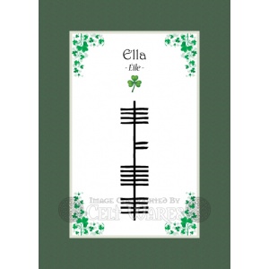 Ella - Ogham First Name