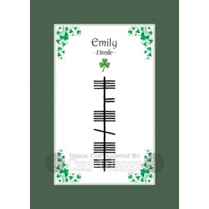 Emily - Ogham First Name