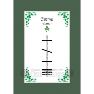 Emma - Ogham First Name