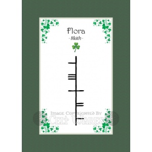 Flora - Ogham First Name