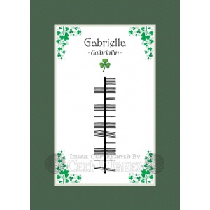 Gabriella - Ogham First Name