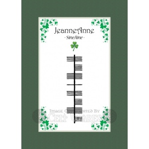 JeanneAnne - Ogham First Name