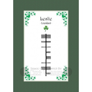 Leslie - Ogham First Name