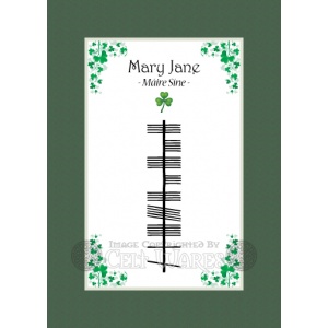 Mary Jane - Ogham First Name