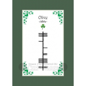 Olive - Ogham First Name