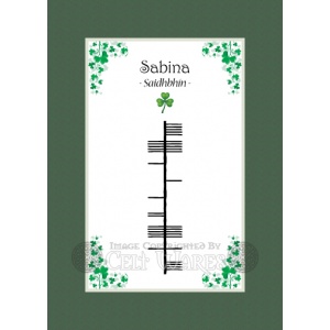 Sabina - Ogham First Name