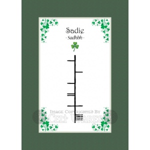 Sadie - Ogham First Name