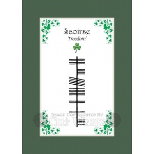 Saoirse - Ogham First Name