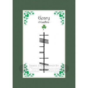 Geary - Ogham Last Name