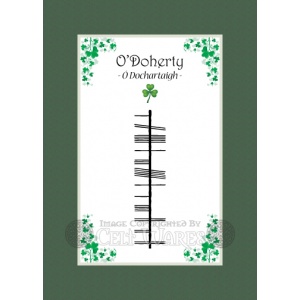 O'Doherty - Ogham Last Name