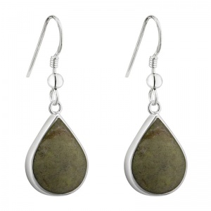 Connemara Marble Teardrop Earrings