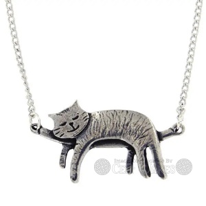 Cat on a Swing Pendant