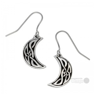 Celtic Knot in the Moon Earrings