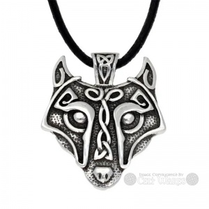 Celtic Wolf Pendant