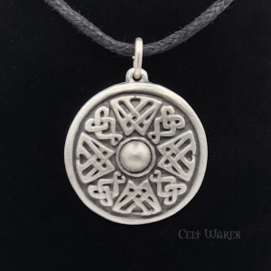 Celtic Shield Pewter Pendant