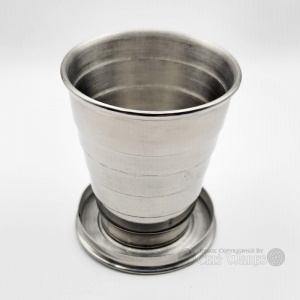 6oz Celtic Flask & Cup - Thistle